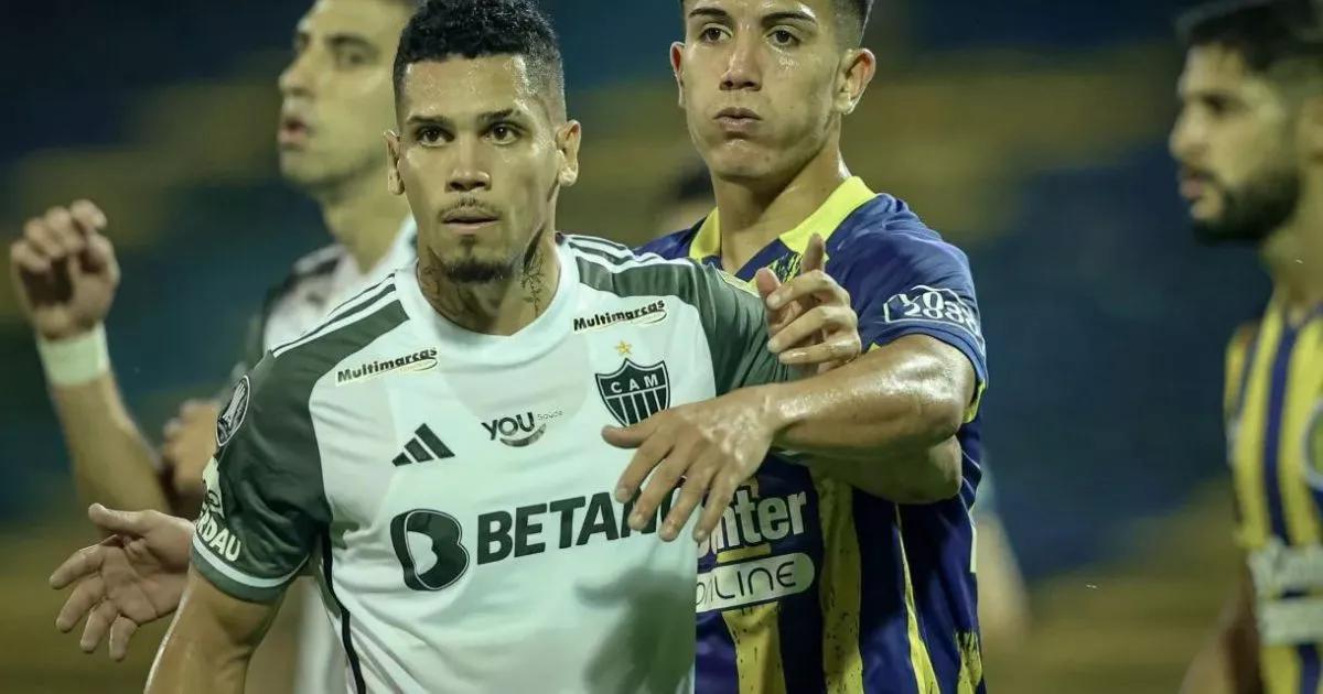 Atlético-MG vence Rosario Central e garante classificação com gol de Paulinho